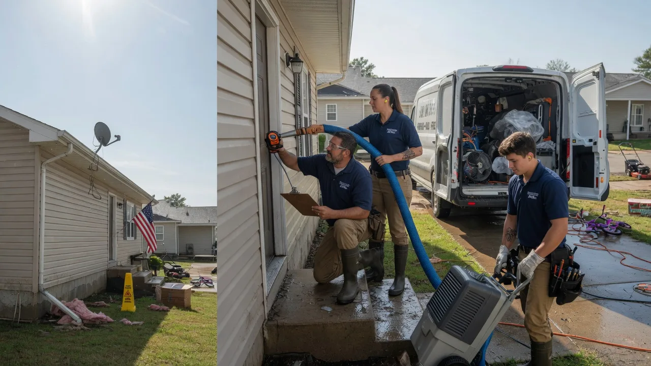 Ceiling Water Damage Restoration in De Kalb, MS near me
